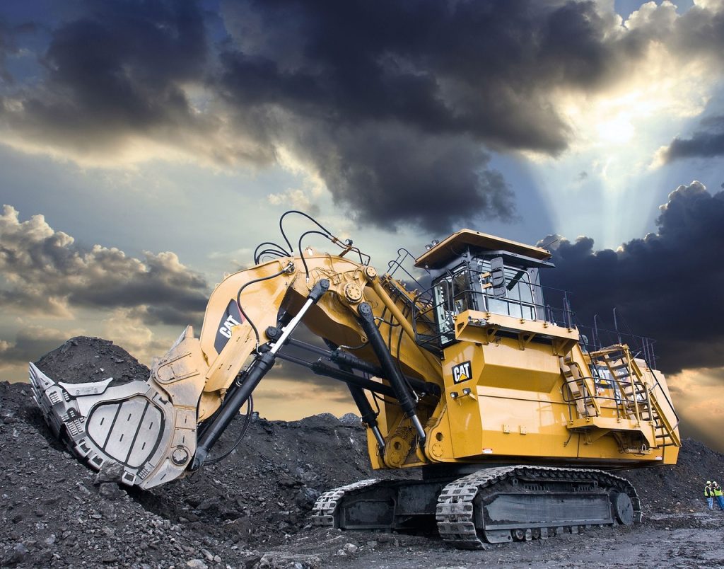 large hydraulic excavator, cat, caterpillar-2576750.jpg